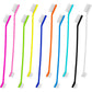 10 Pcs Pet Toothbrush Dual-End Long Handle for Dogs Cats