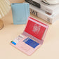 RFID Blocking Passport Holder Travel Wallet PU Leather