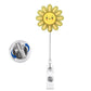 Retractable Badge Reel Cute Badge Clip for Students Staff Teacher