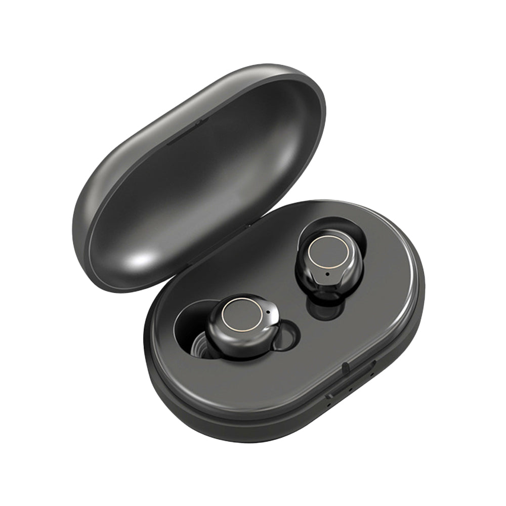 Hearing Aid In-Ear Enhancer Sound Voice Amplifier Rechargeable-Black/White