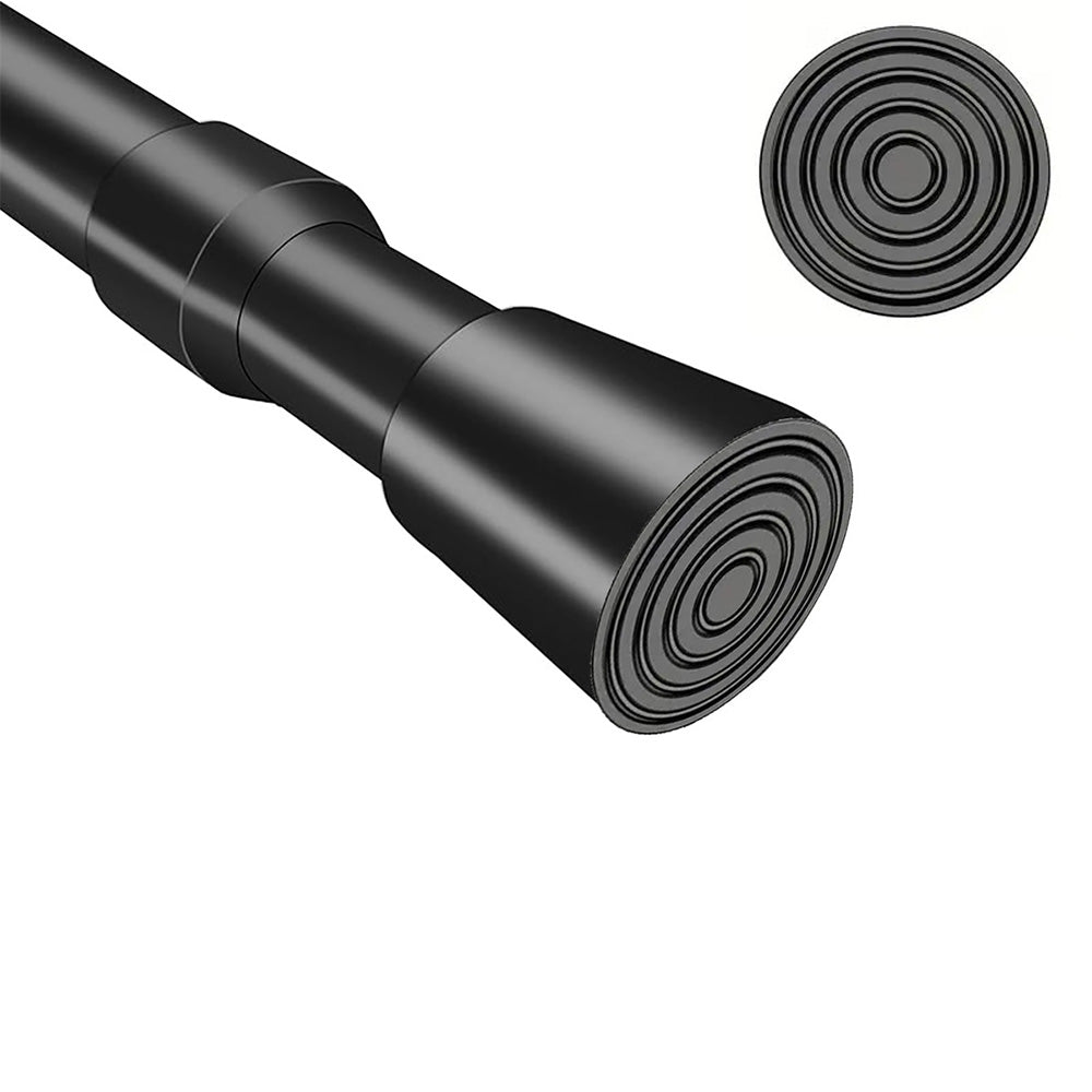 Rods for Window No Drilling Black Expandable Rods Adjustable Curtain Rod