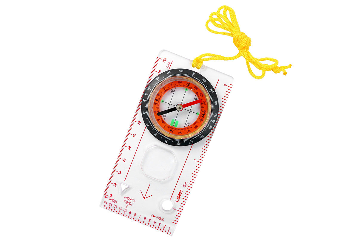 Professional Map Scale Compass Multifunctional Map Ruler Outdoor Navigation