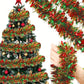 5M Christmas Garland With String Lights Hanging Tinsel Garlands For Xmas Tree