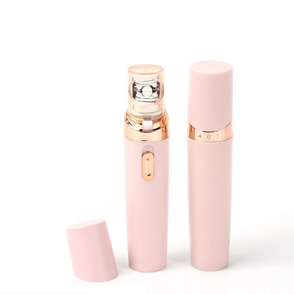 Electric Hair Epilator USB Rechargeable Hair Removal Lipstick Style Hair Remover