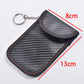 2Pcs Car Key Signal Shielding Bag RFID Keyless Car Key Partition Bag