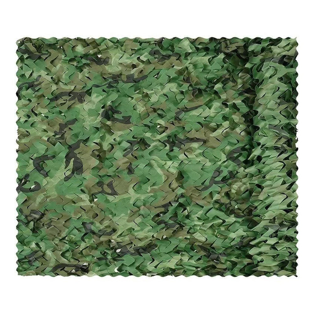 300 x 500 cm Double-Layer Nylon Camouflage Camping Net Sun Shade Green