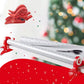 2Pcs Christmas Gift Wrapping Paper Holder Clamps Integrated Tape Dispensers