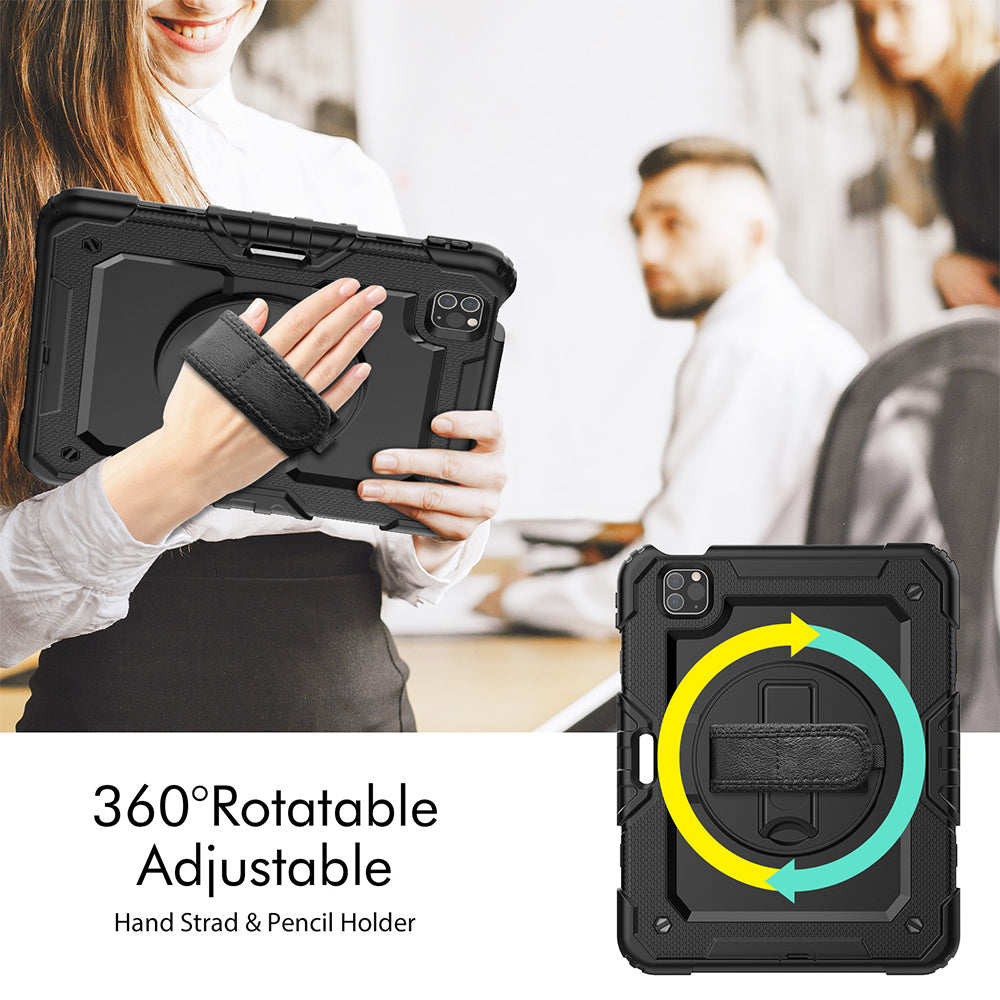 Shockproof Protective Case with Screen Protector for iPad Pro 11(2022/2021/2020/2018)/Air 4 10.9 2020/Air 5 2022