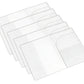 5 Pack Clear Passport Cover Protector Case with Card Slots