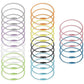 50Pcs Wire Keychain Cable Key Rings Color Stainless Steel Ropes