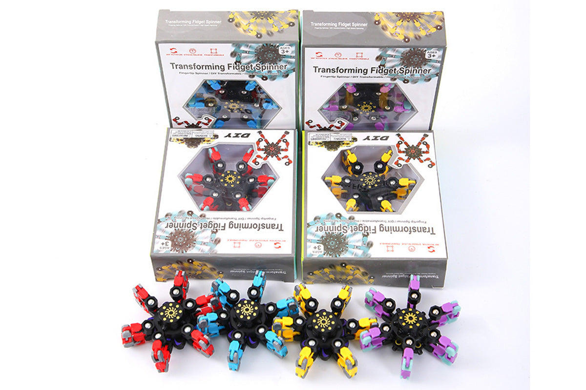 Transformable Mechanical Gyro Fidget Spinner