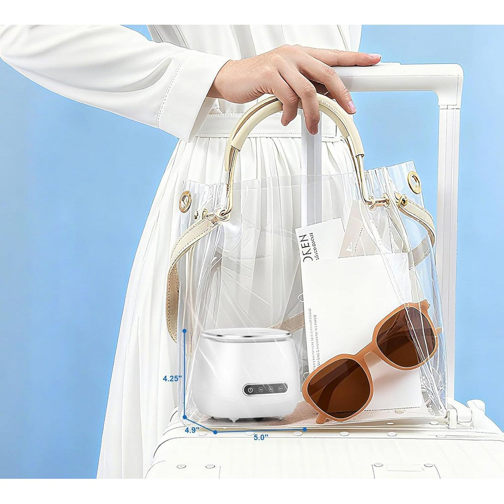 Ultrasonic Retainer Cleaner with UV Sterilizer 45kHz Denture Cleaner Machine