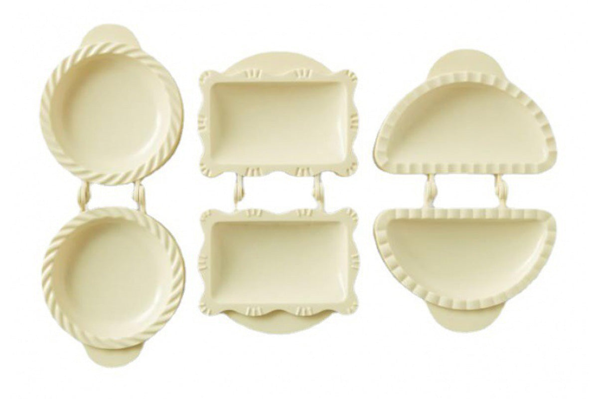 3Pcs Mini Pie Molds Dough Presser for Handmade Cookies and Pies