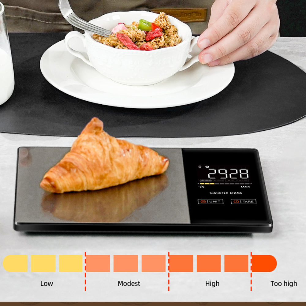Smart Food Kitchen Scale with Nutrient Display and App Connectivity