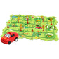 DIY Car Track Puzzle Play Set With A Cute Vehicle Preschool Educational Montessori Toy