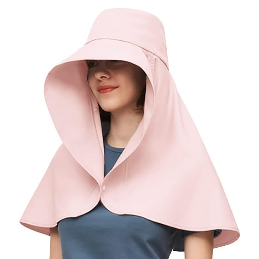 Sun Protection Wide Brim Outdoor Beach Neck Face Mask Cap