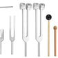 4PCS Tuning Fork Set With Mallet Sound Tool Sensory Tuning Forks