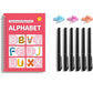 Reusable Magic Grooved Writing Practice Books with Disappearing Ink Pens