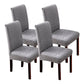 4Pcs Stretch Dining Chair Cover Chair Slipcover Dining Chair Protector