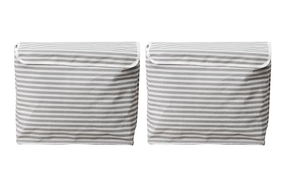 Foldable Fabric Toilet Paper Storage Bin with Lid Organizer Box for Tissue Rolls