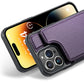 Wallet Case for iPhone 16 Pro Max iPhone16Pro Max 16Pro with Card Holder and RFID Blocking-Purple