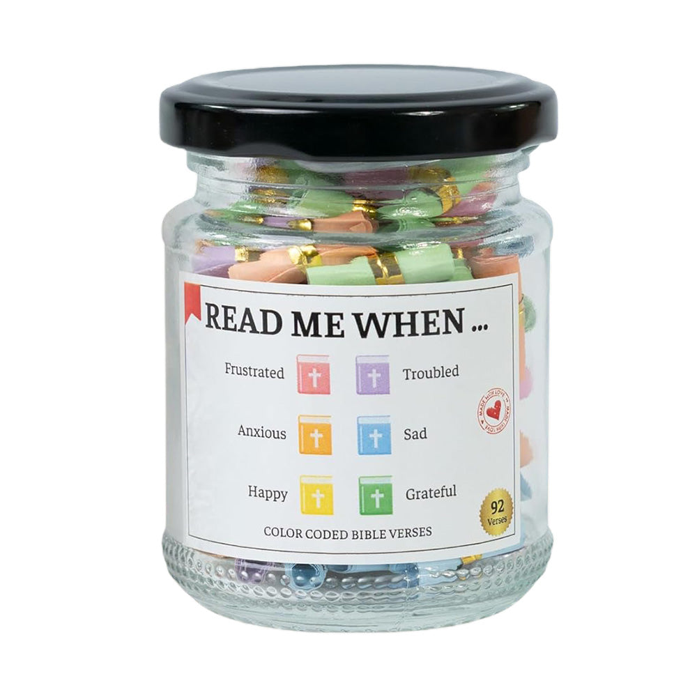 Bible Verse Jar for Emotions and Feelings and Daily Encouragement
