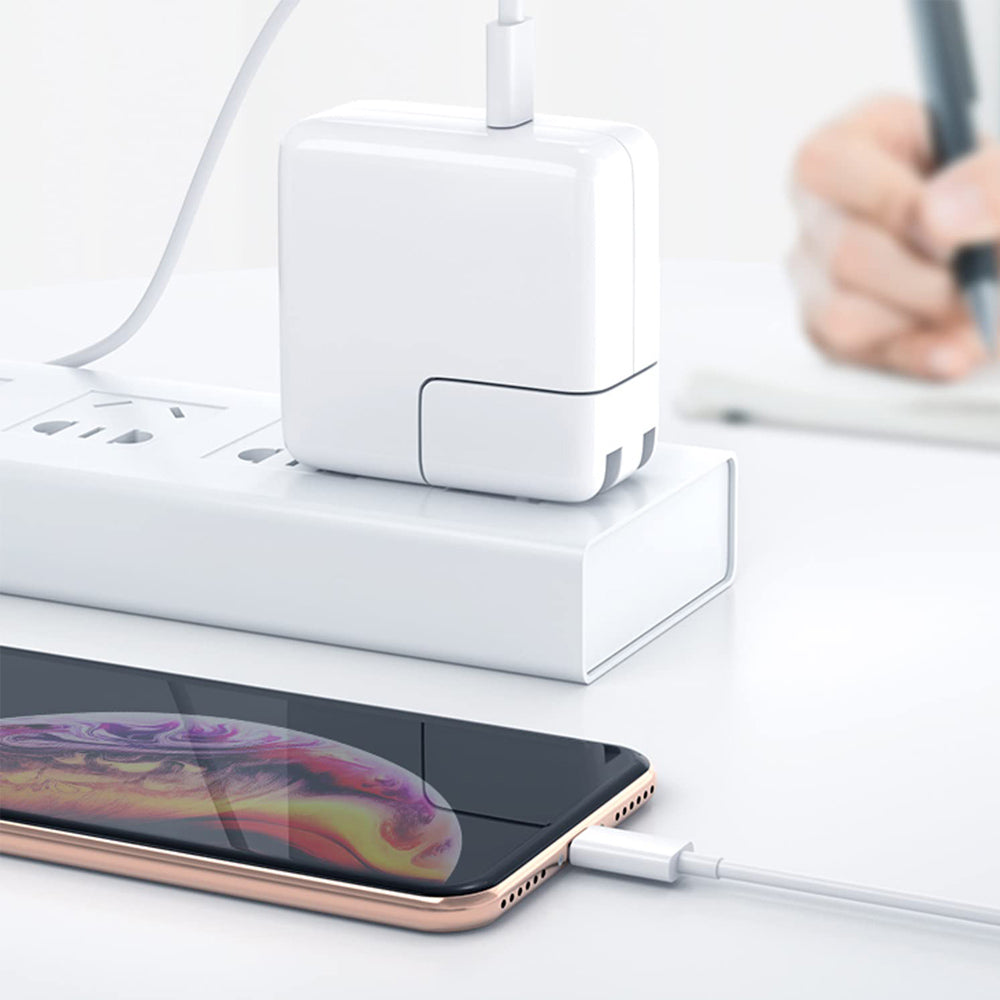 2M USB C to Lightning Cable 30W PD Fast USB C Charger Cable Lightning to Type C Cable