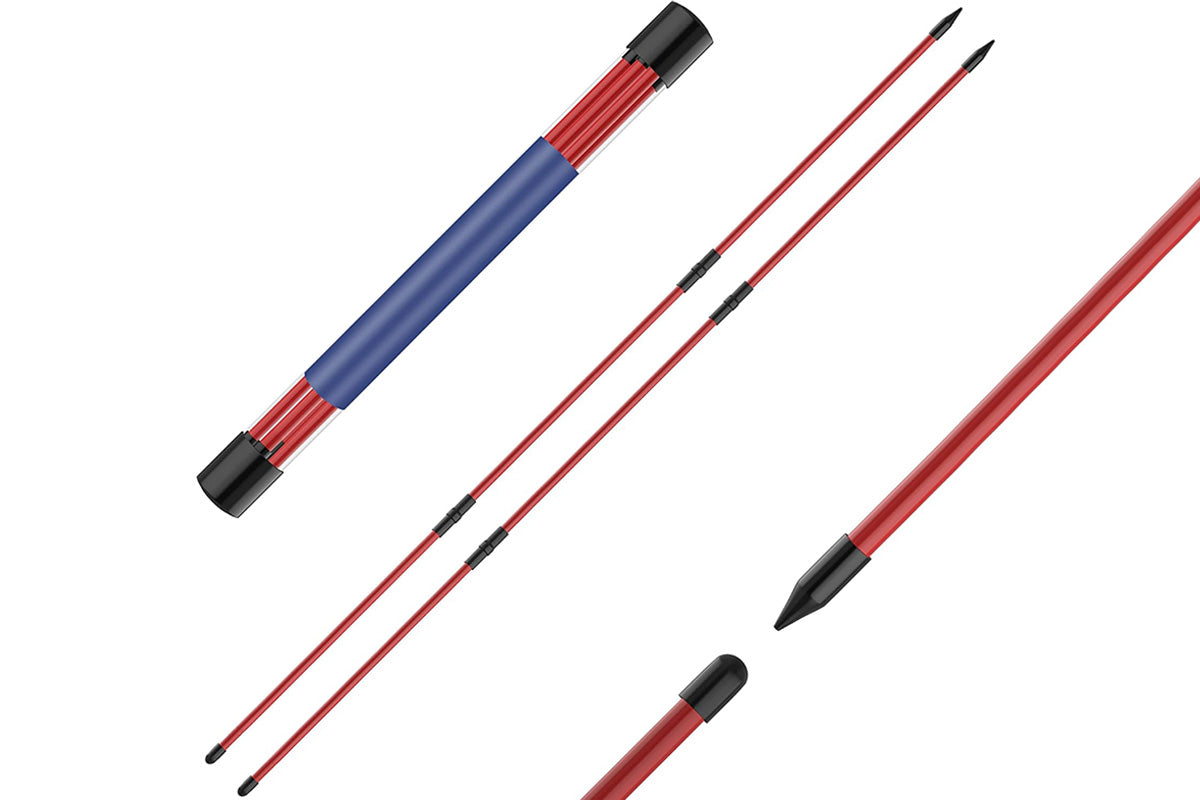 3-Section Golf Alignment Stick Foldable Swing Training Aid