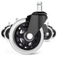 3 Inch Office Chair Caster Replacement Rolling Caster Grip Ring Universal Swivel Wheel