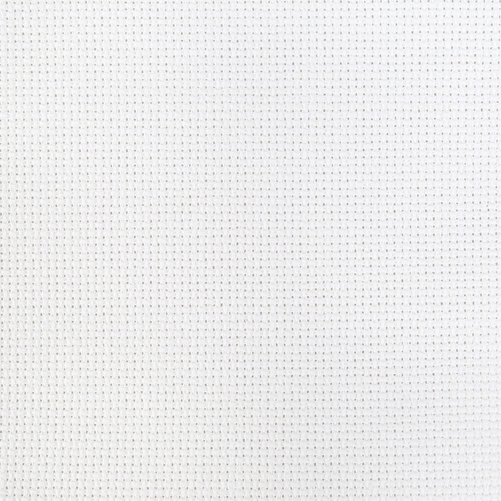 2 Pack 14 Count Precut Cotton Aida Cloth for Cross Stitch Embroidery-White