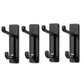 4 Pack Stainless Steel Double Adhesive Hooks with 3kg Capacity