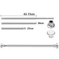 Adjustable Tension Curtain Rod Telescopic Shower Pole for Bathroom