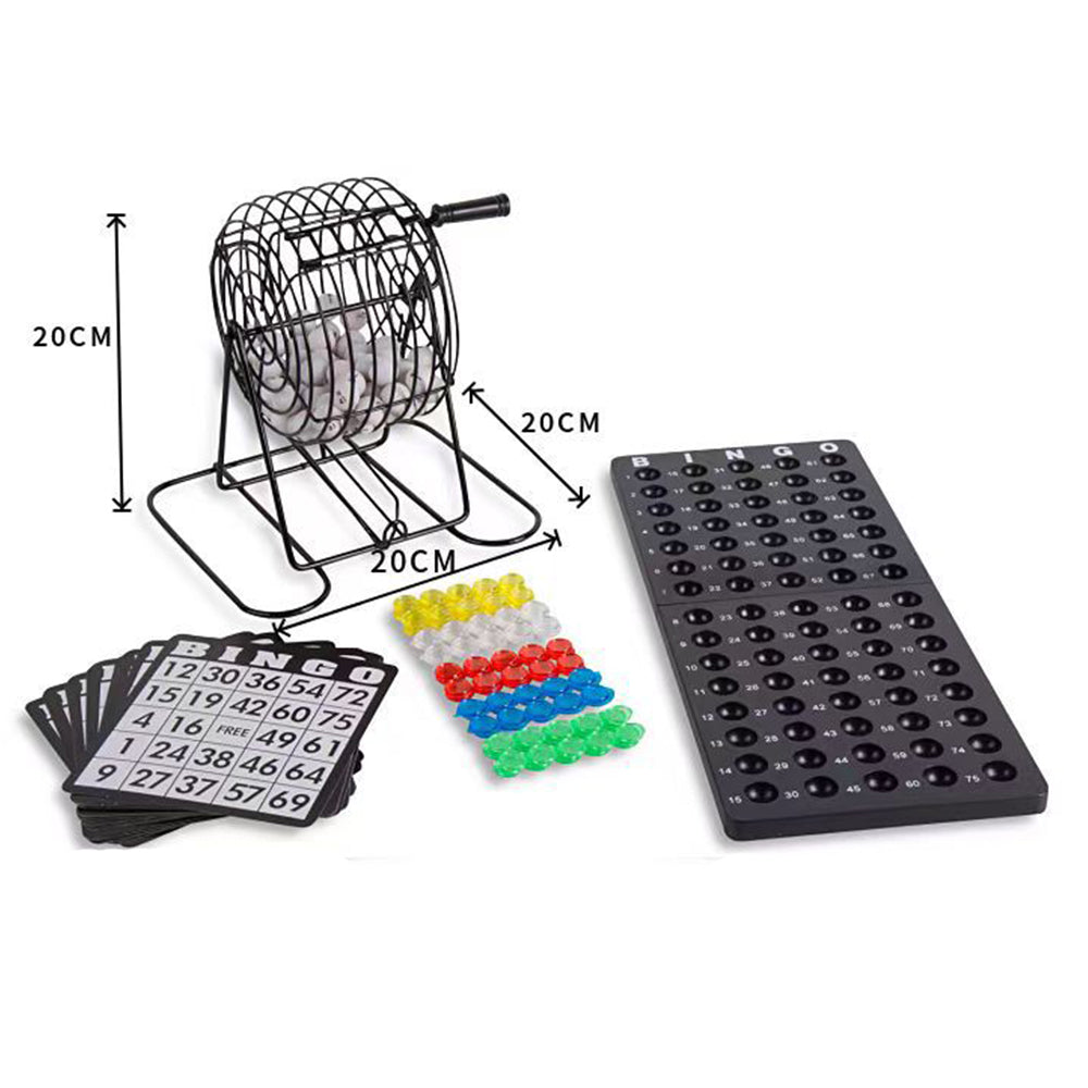 Metal Bingo Game Machine with Bingo Cards