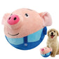 Active Moving Pet Plush Toy Interactive Bouncing Ball Sound Electronic Dog Toy