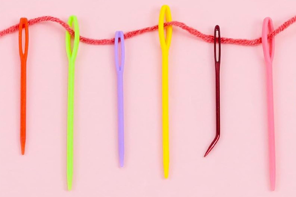 19 Pcs Yarn Needles Set Assorted Yarn Needles Bent Tapestry Needle Weaving Needle Darning Needles