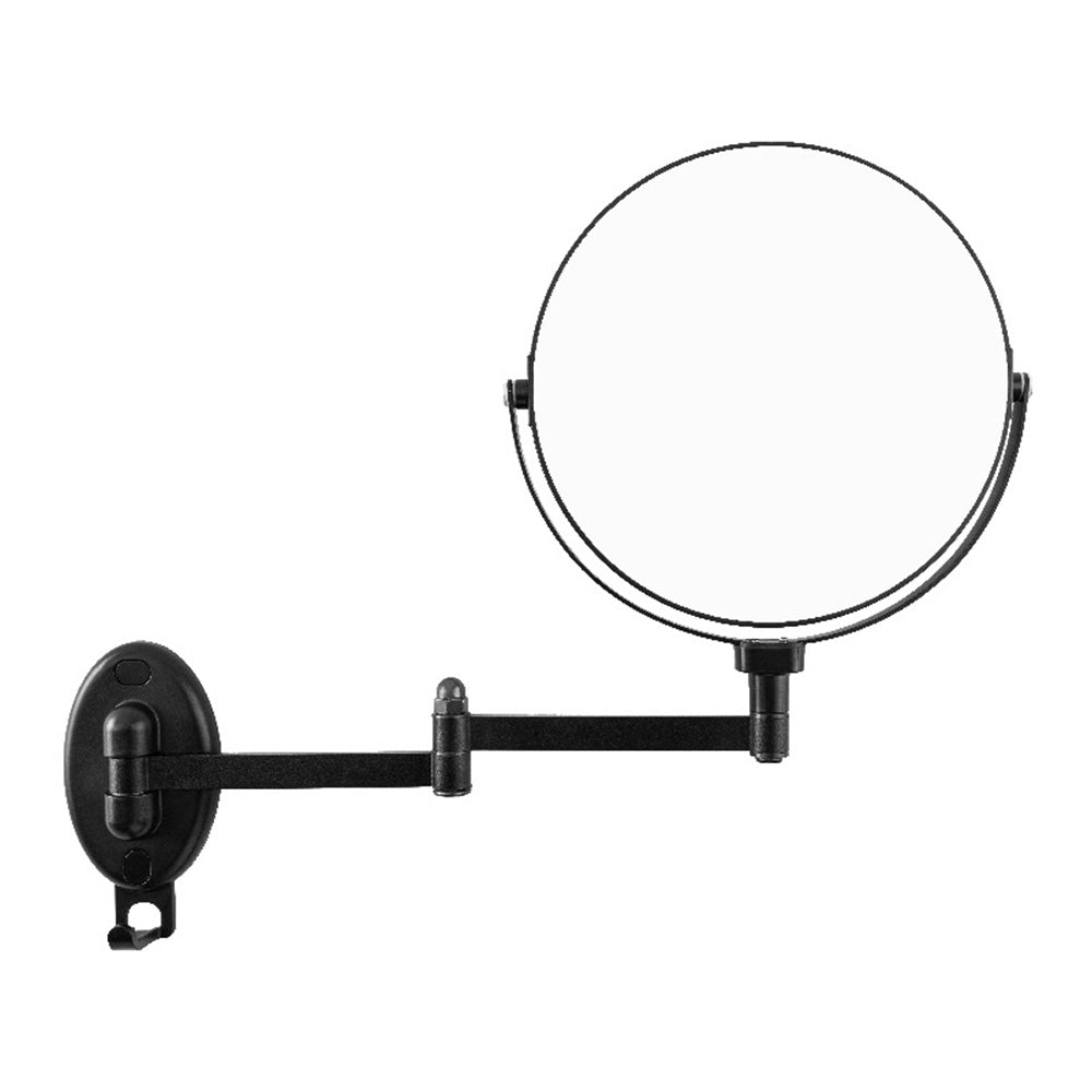 Extendable Wall Mounted LED Makeup Mirror with 7X Magnification and 3 Colors