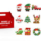 Christmas Building Blocks Set Xmas Building Figures DIY Stocking Stuffers
