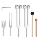 4PCS Tuning Fork Set With Mallet Sound Tool Sensory Tuning Forks