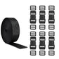 Buckle and Strap Kit Nylon Strap with Triglide Clips for Backpack Dog Collar