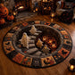 3D Round Non Slip Soft Halloween Rug for Living Room Bedroom-Style 1