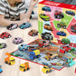 22PCS Christmas Advent Calendar Pull Back Car Toy Blind Box Set with Map for Birthday Gift