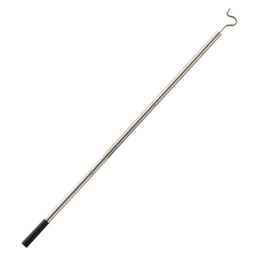Clothes Hook Pole Stainless Steel Extendable with Sponge Handle for Hang Reach