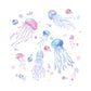 Jellyfish Wall Stickers Ocean Underwater Wall Decal