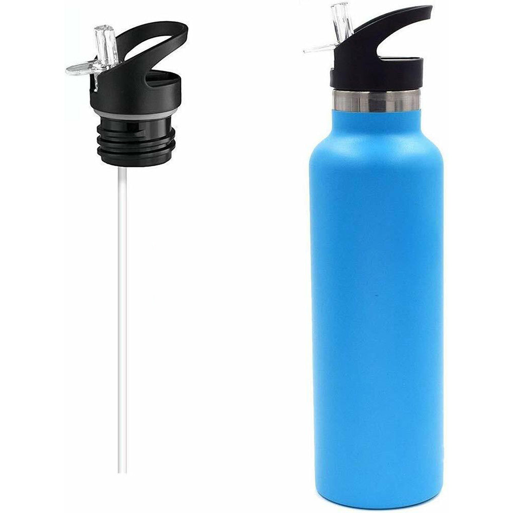 3 PCS Straw Lids for Hydro Flask Standard Mouth with 2 Straws and Cleaning Brush