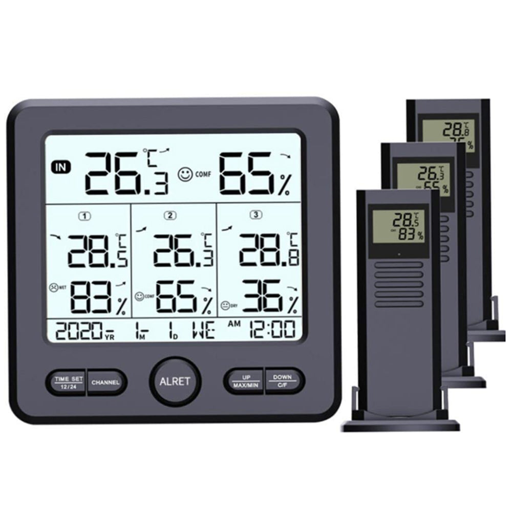 Indoor Outdoor Wireless Digital Thermometer Hygrometer