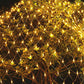 Outdoor Christmas Net Lights LED String Lights for Holiday Wedding Party Garden Decoration-Warm White