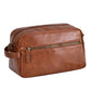 PU Toiletry Bag for Men Large Travel Wash Bag Shaving Water-Resistant