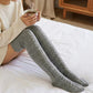 Womens Knitted Over Knee Socks for Fall and Winter Thick and Warm Long Stockings