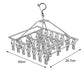 30-50 Pegs Stainless Steel Laundry Sock Underwear Clothes Dryer Rack Hanger