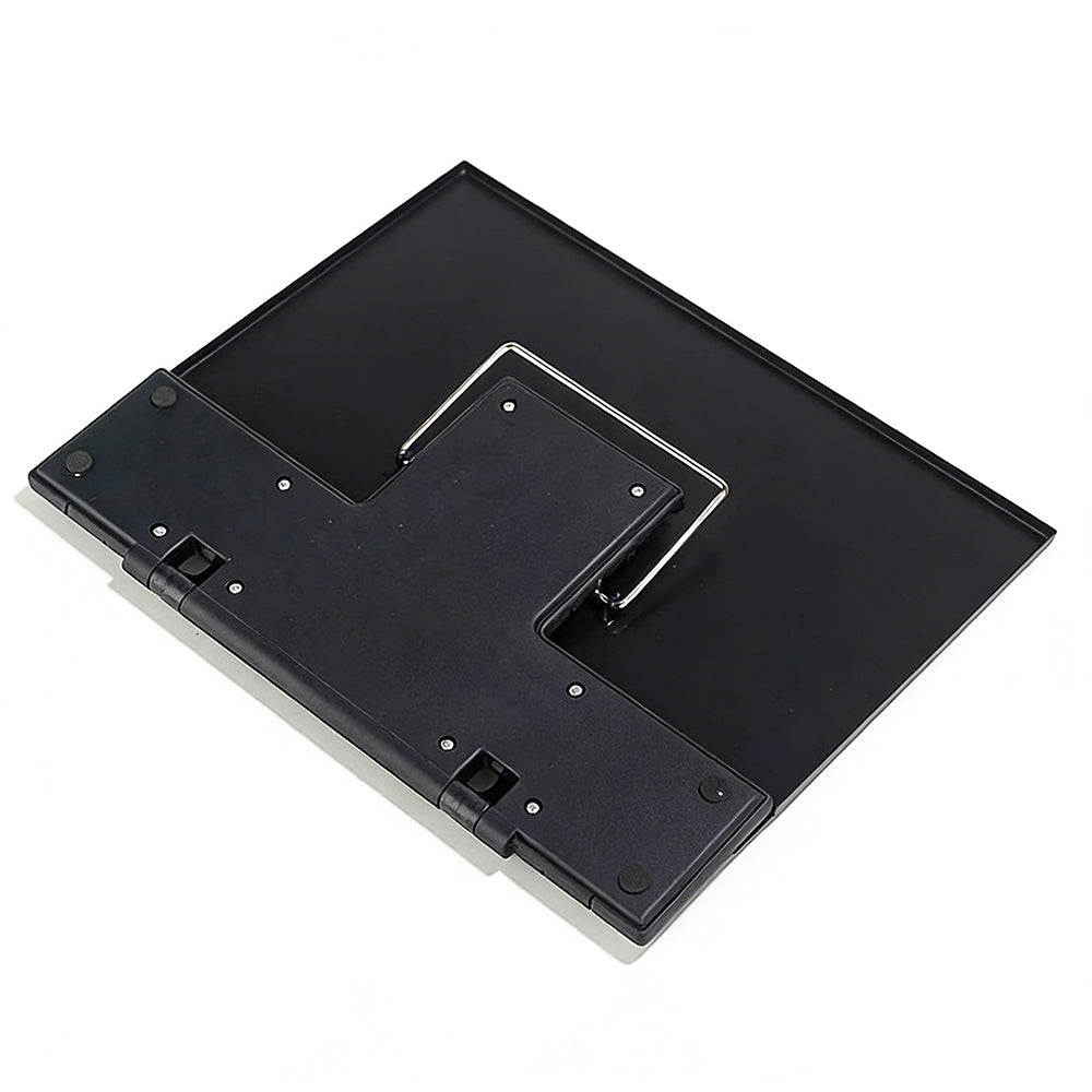 Book Stand for Reading Adjustable Metal Book Holder Tray Reading Rack for Desk with Page Clips
